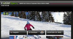 Desktop Screenshot of location-ski-lesgets.com